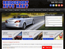 Tablet Screenshot of bridgeportautomart.net